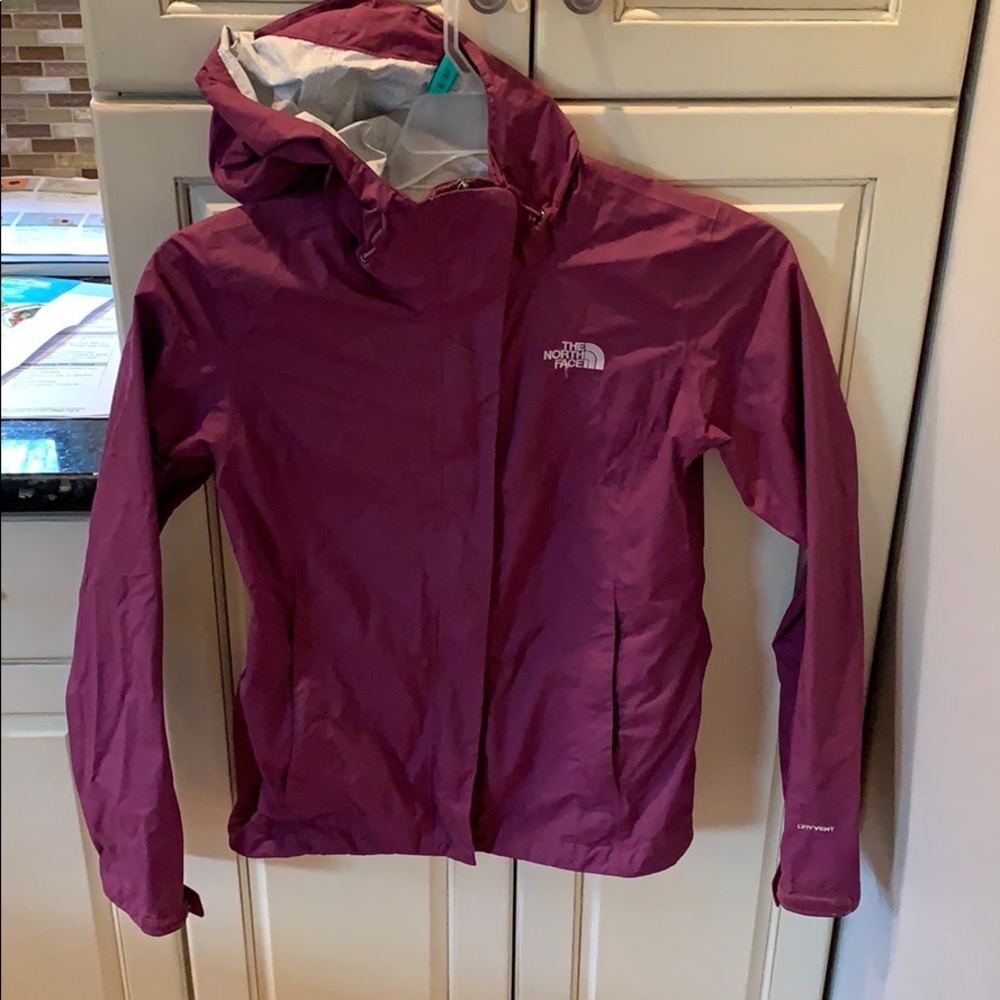 Purple north face wind breaker!